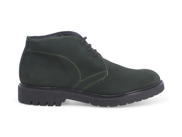 Melluso Uomo Polacchino Classico in Pelle Scamosciata Green Verde U0550D-227501